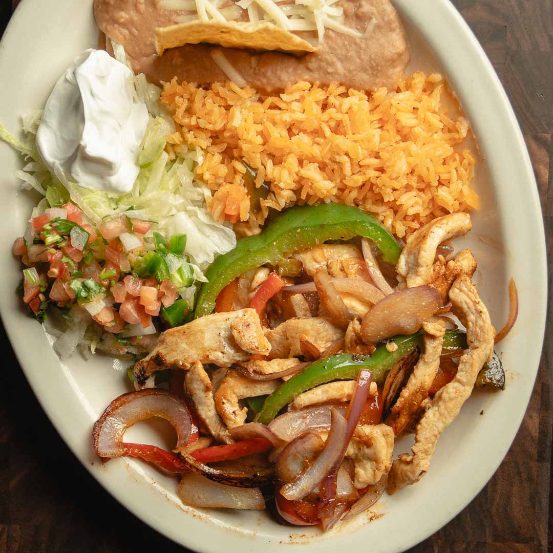 Fajitas dinner